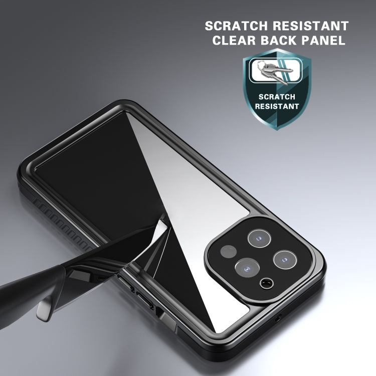 For iPhone 13 Pro RedPepper Shockproof IP68 Waterproof PC + TPU Protective Case(Black) - iPhone 13 Pro Cases by RedPepper | Online Shopping UK | buy2fix