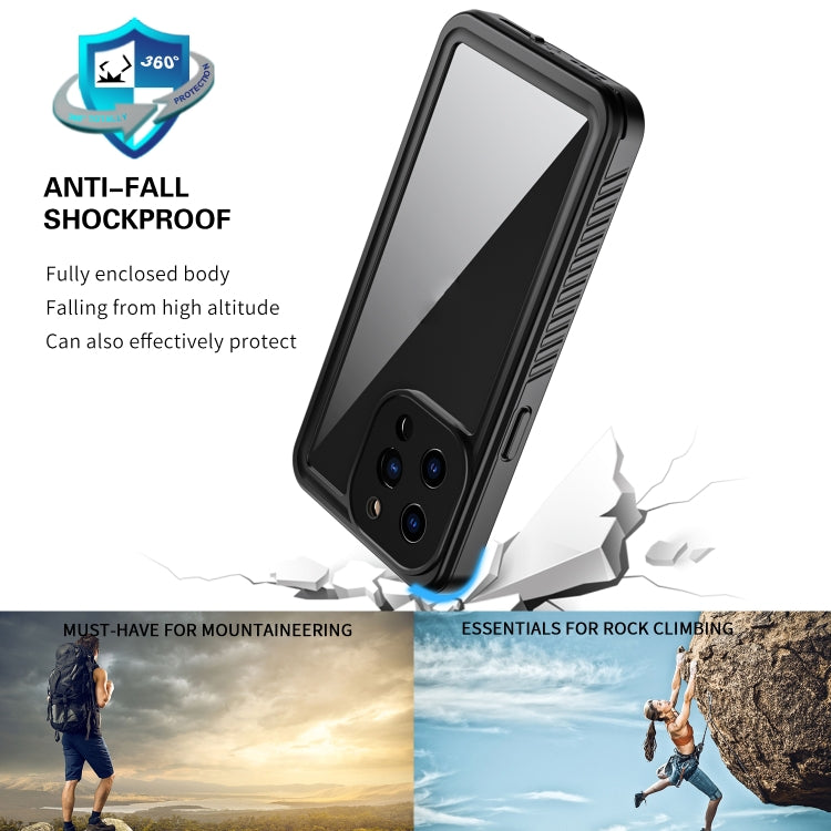 For iPhone 13 Pro RedPepper Shockproof IP68 Waterproof PC + TPU Protective Case(Black) - iPhone 13 Pro Cases by RedPepper | Online Shopping UK | buy2fix