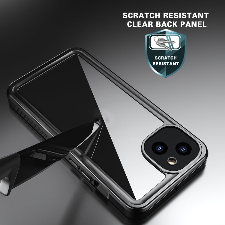 For iPhone 13 RedPepper Shockproof IP68 Waterproof PC + TPU Protective Case(Black) - iPhone 13 Cases by RedPepper | Online Shopping UK | buy2fix