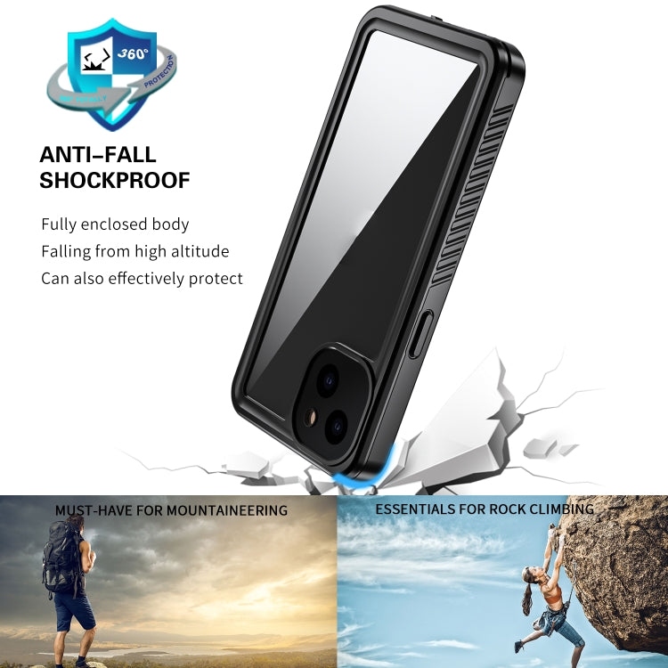 For iPhone 13 RedPepper Shockproof IP68 Waterproof PC + TPU Protective Case(Black) - iPhone 13 Cases by RedPepper | Online Shopping UK | buy2fix