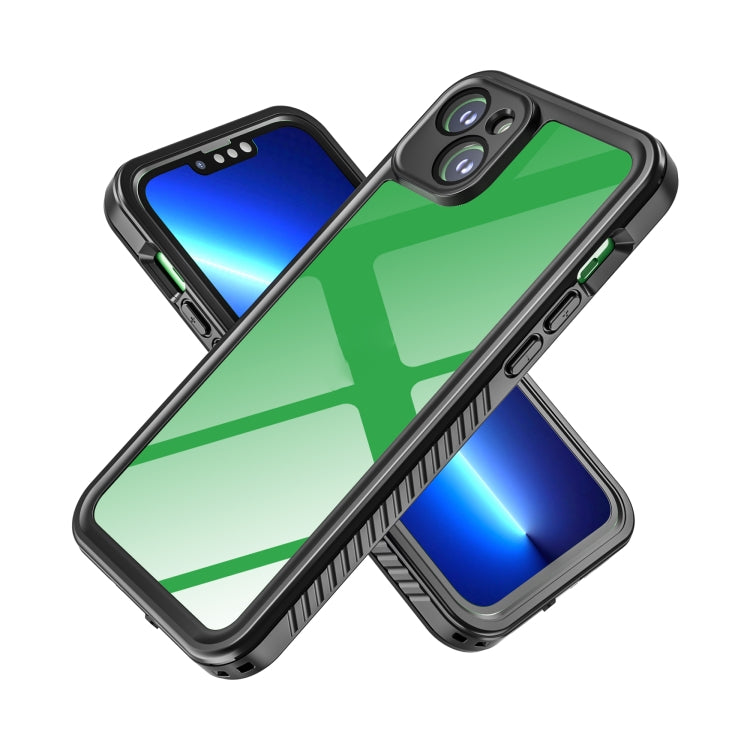 For iPhone 14 Plus RedPepper Shockproof IP68 Waterproof PC + TPU Protective Case(Black) - iPhone 14 Plus Cases by RedPepper | Online Shopping UK | buy2fix