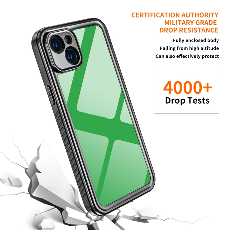 For iPhone 14 Plus RedPepper Shockproof IP68 Waterproof PC + TPU Protective Case(Black) - iPhone 14 Plus Cases by RedPepper | Online Shopping UK | buy2fix