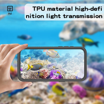 For iPhone 15 Pro RedPepper Shockproof IP68 Waterproof PC + TPU Protective Case(Black) - iPhone 15 Pro Cases by RedPepper | Online Shopping UK | buy2fix