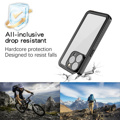 For iPhone 15 Pro RedPepper Shockproof IP68 Waterproof PC + TPU Protective Case(Black) - iPhone 15 Pro Cases by RedPepper | Online Shopping UK | buy2fix