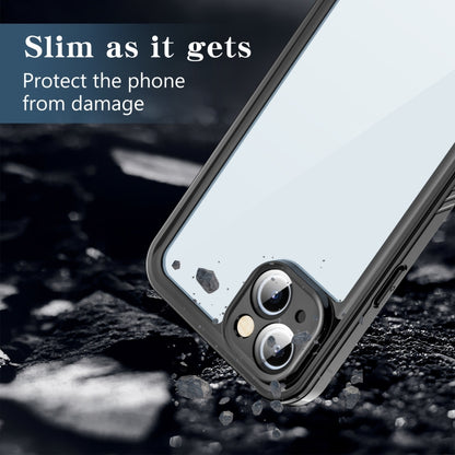 For iPhone 15 Plus RedPepper Shockproof IP68 Waterproof PC + TPU Protective Case(Black) - iPhone 15 Plus Cases by RedPepper | Online Shopping UK | buy2fix