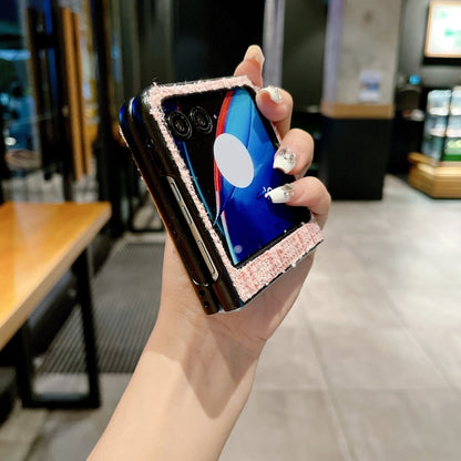 For Motorola Razr 50 Fabric Folding PC Phone Case(Green) by buy2fix