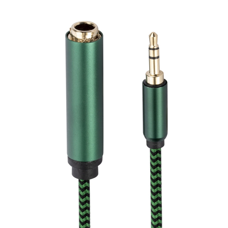 3.5mm Male to 6.35mm Female  Audio Adapter Cable, Length:0.5m(Green) - Aux Cable by buy2fix | Online Shopping UK | buy2fix