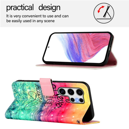 For Samsung Galaxy S25 Ultra 5G 3D Painting Horizontal Flip Leather Phone Case(Chasing Dreams) - Galaxy S25 Ultra 5G Cases by buy2fix | Online Shopping UK | buy2fix