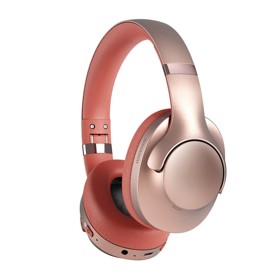 BT048 ANC Noise Reduction Bluetooth 5.3 Wireless Headset(Rose Gold)