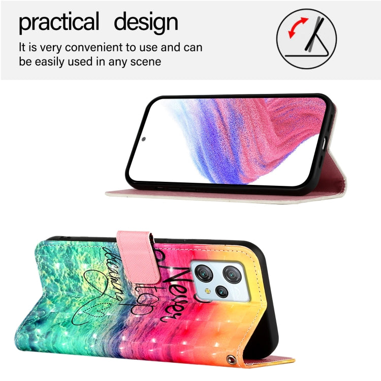 For Blackview A53 3D Painting Horizontal Flip Leather Phone Case(Chasing Dreams) - More Brand by buy2fix | Online Shopping UK | buy2fix