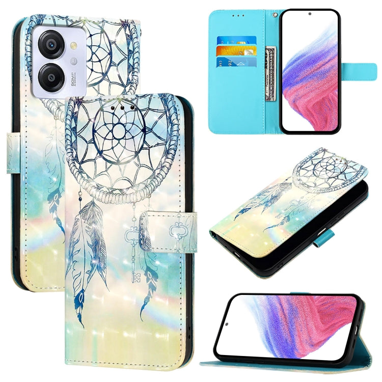 For Blackview Color 8 3D Painting Horizontal Flip Leather Phone Case(Dream Wind Chimes) - More Brand by buy2fix | Online Shopping UK | buy2fix