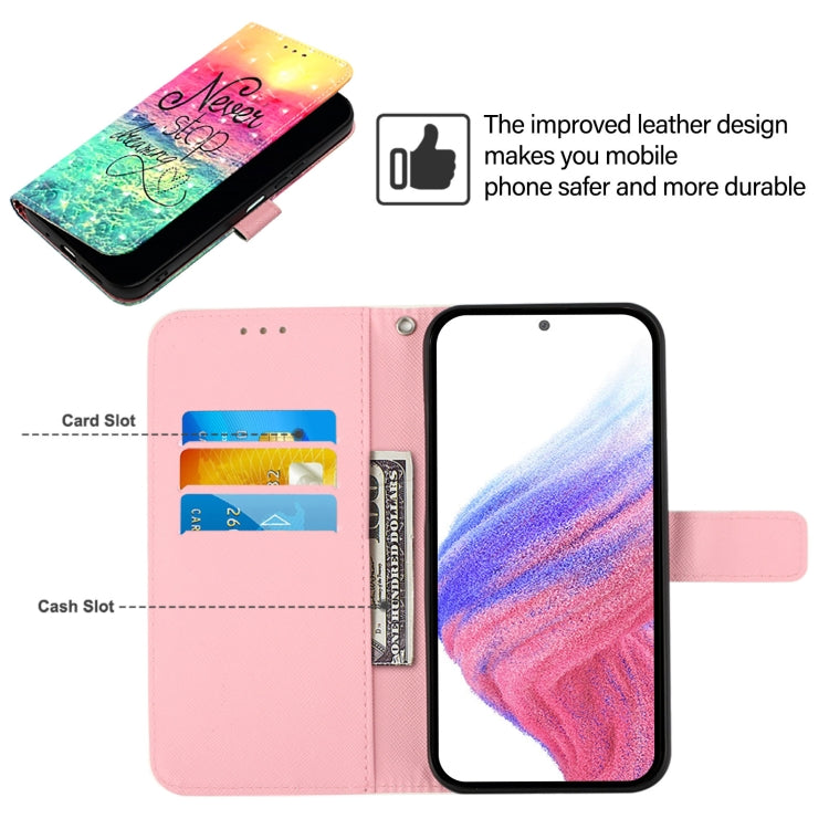 For Blackview Color 8 3D Painting Horizontal Flip Leather Phone Case(Chasing Dreams) - More Brand by buy2fix | Online Shopping UK | buy2fix