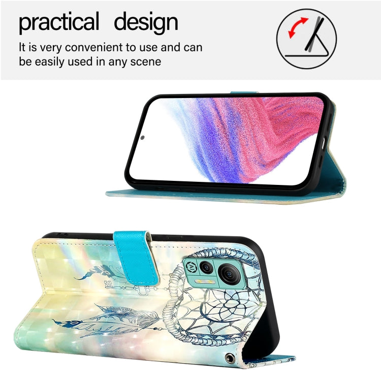 For Ulefone Note 14 3D Painting Horizontal Flip Leather Phone Case(Dream Wind Chimes) by buy2fix