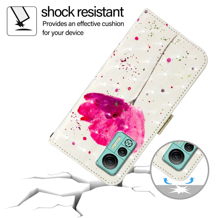 For Ulefone Note 14 3D Painting Horizontal Flip Leather Phone Case(Flower) by buy2fix
