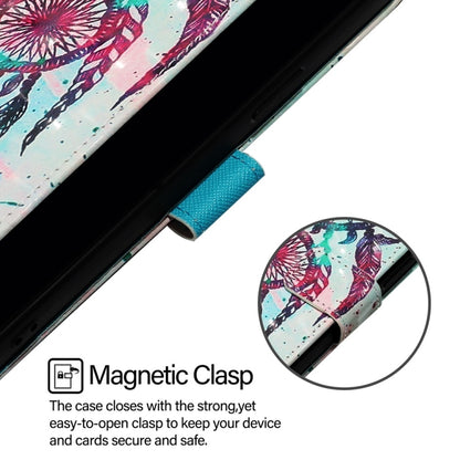 For Tecno Spark Go 2024 / Spark 20C 3D Painting Horizontal Flip Leather Phone Case(Color Drop Wind Chimes) by buy2fix
