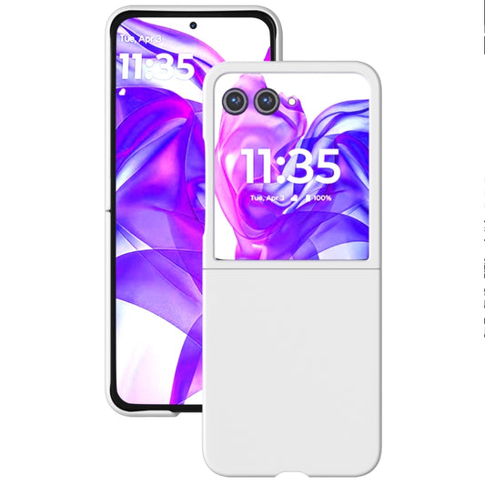 For Motorola Razr 50 Ultra Skin Feel Full Coverage Phone Case(White) by buy2fix