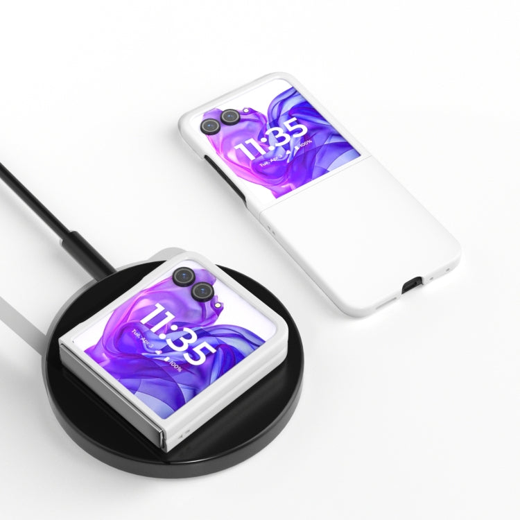 For Motorola Razr 50 Ultra Skin Feel Full Coverage Phone Case(White) by buy2fix