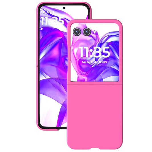 For Motorola Razr 50 Ultra Skin Feel Full Coverage Phone Case(Rose Red) by buy2fix