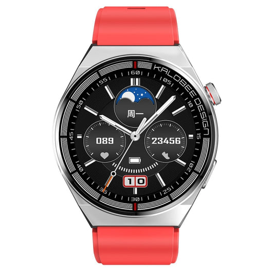 1.3 inch Silicone Band IP68 Waterproof Smart Watch Support Bluetooth Call(Red) by buy2fix