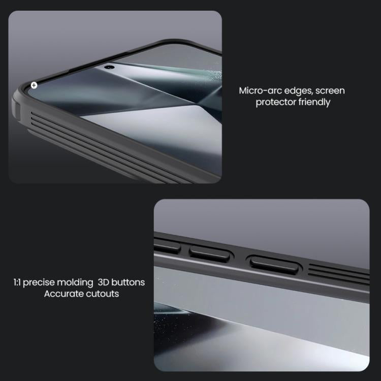 For Samsung Galaxy S25 5G NILLKIN Black Mirror Pro Series Camshield PC Phone Case(Black) - Galaxy S25 5G Cases by NILLKIN | Online Shopping UK | buy2fix