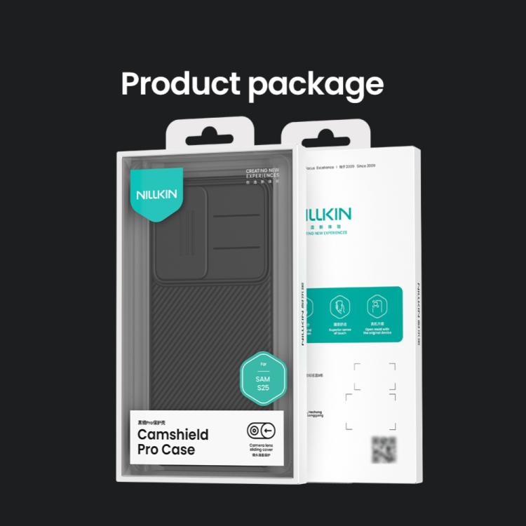 For Samsung Galaxy S25 5G NILLKIN Black Mirror Pro Series Camshield PC Phone Case(Black) - Galaxy S25 5G Cases by NILLKIN | Online Shopping UK | buy2fix