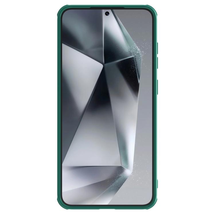 For Samsung Galaxy S25 5G NILLKIN Black Mirror Pro Series Camshield PC Phone Case(Green) - Galaxy S25 5G Cases by NILLKIN | Online Shopping UK | buy2fix
