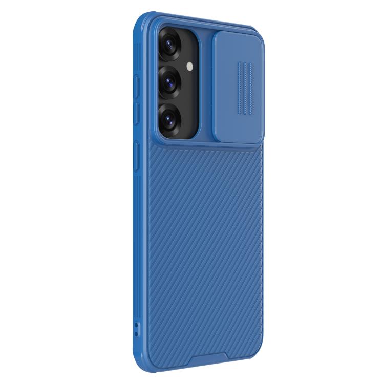 For Samsung Galaxy S25+ 5G NILLKIN Black Mirror Pro Series Camshield PC Phone Case(Blue) - Galaxy S25+ 5G Cases by NILLKIN | Online Shopping UK | buy2fix