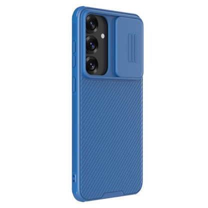 For Samsung Galaxy S25+ 5G NILLKIN Black Mirror Pro Series Camshield PC Phone Case(Blue) - Galaxy S25+ 5G Cases by NILLKIN | Online Shopping UK | buy2fix