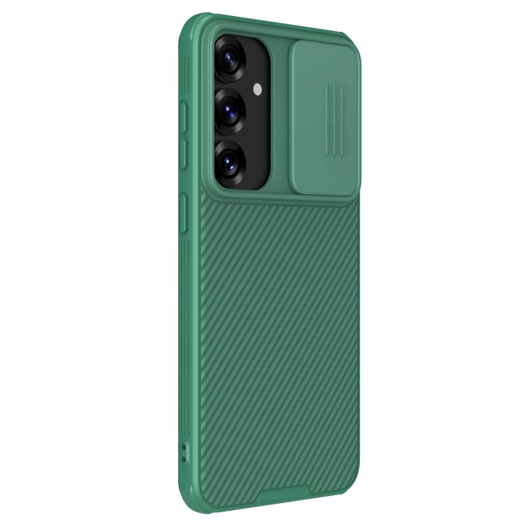 For Samsung Galaxy S25+ 5G NILLKIN Black Mirror Pro Series Camshield PC Phone Case(Green) - Galaxy S25+ 5G Cases by NILLKIN | Online Shopping UK | buy2fix