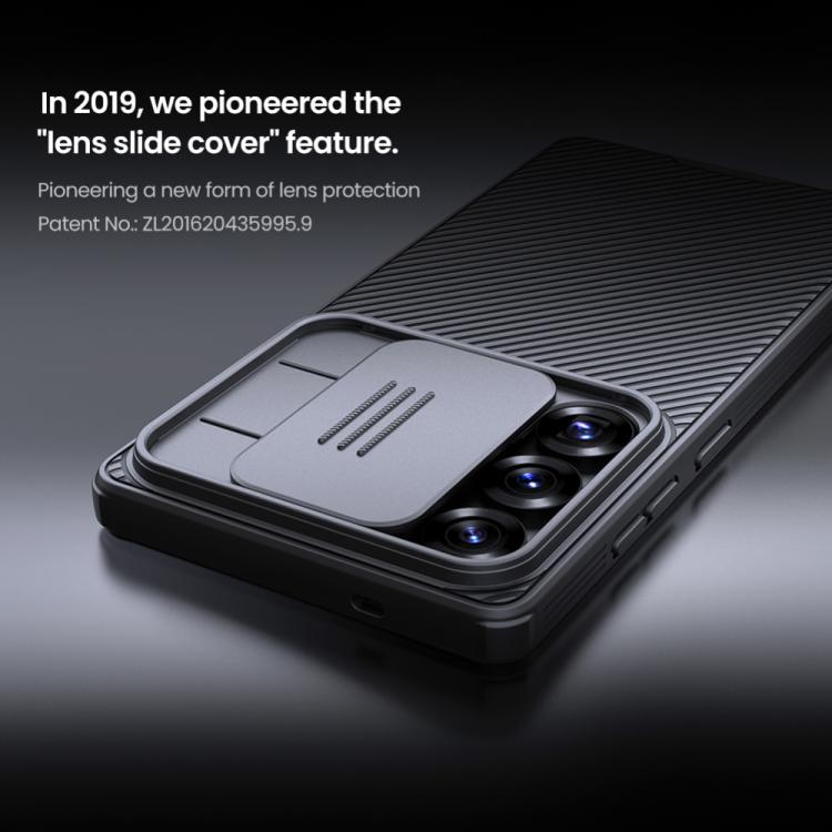 For Samsung Galaxy S25 Ultra 5G NILLKIN Black Mirror Pro Series Camshield PC Phone Case(Black) - Galaxy S25 Ultra 5G Cases by NILLKIN | Online Shopping UK | buy2fix