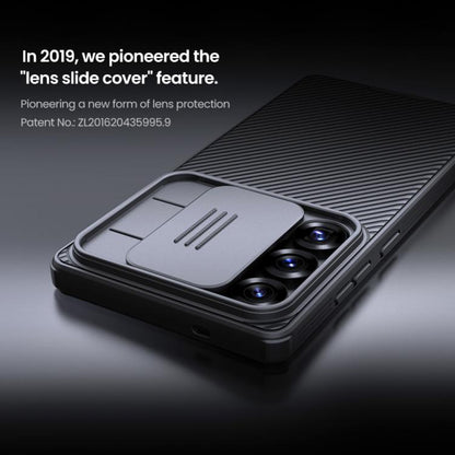 For Samsung Galaxy S25 Ultra 5G NILLKIN Black Mirror Pro Series Camshield PC Phone Case(Blue) - Galaxy S25 Ultra 5G Cases by NILLKIN | Online Shopping UK | buy2fix