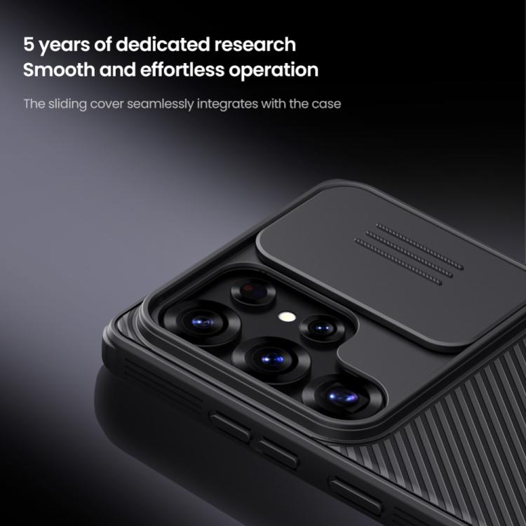 For Samsung Galaxy S25 Ultra 5G NILLKIN Black Mirror Pro Series Camshield PC Phone Case(Blue) - Galaxy S25 Ultra 5G Cases by NILLKIN | Online Shopping UK | buy2fix