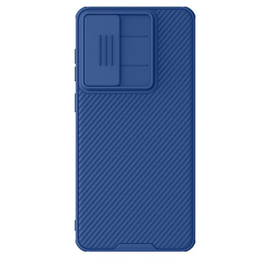 For Samsung Galaxy S25 Edge 5G NILLKIN Black Mirror Pro Series Camshield PC Phone Case(Blue)