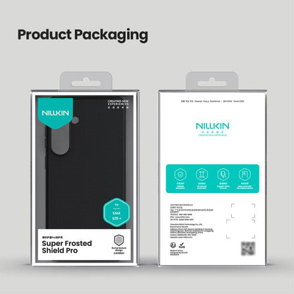 For Samsung Galaxy S25+ 5G NILLKIN Frosted Shield Pro PC + TPU Phone Case(Black) - Galaxy S25+ 5G Cases by NILLKIN | Online Shopping UK | buy2fix