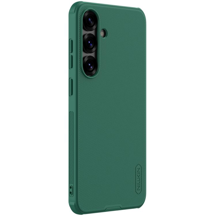 For Samsung Galaxy S25+ 5G NILLKIN Frosted Shield Pro PC + TPU Phone Case(Green) - Galaxy S25+ 5G Cases by NILLKIN | Online Shopping UK | buy2fix
