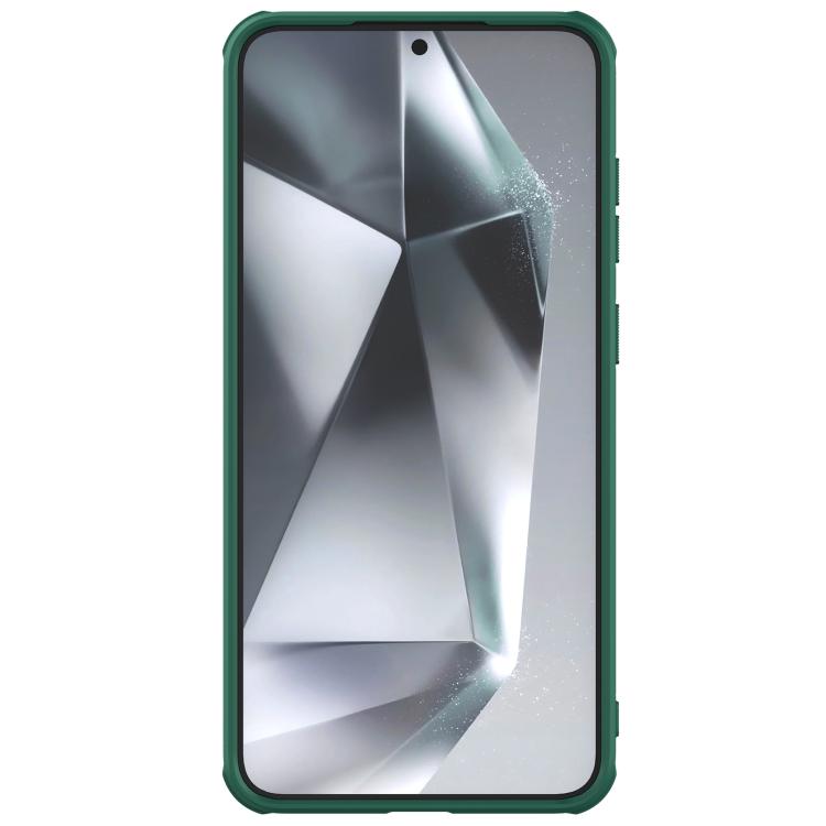 For Samsung Galaxy S25+ 5G NILLKIN Frosted Shield Pro PC + TPU Phone Case(Green) - Galaxy S25+ 5G Cases by NILLKIN | Online Shopping UK | buy2fix