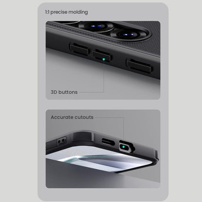 For Samsung Galaxy S25+ 5G NILLKIN Frosted Shield Pro PC + TPU Phone Case(Green) - Galaxy S25+ 5G Cases by NILLKIN | Online Shopping UK | buy2fix