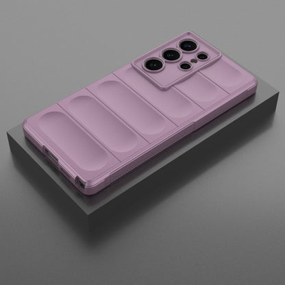 For Samsung Galaxy S25 Ultra 5G Magic Shield TPU + Flannel Phone Case(Purple) by buy2fix