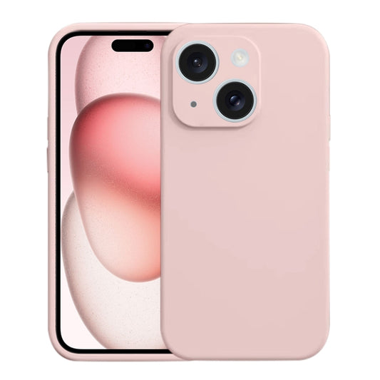 For iPhone 15 Liquid Silicone MagSafe Phone Case(Pink) by buy2fix