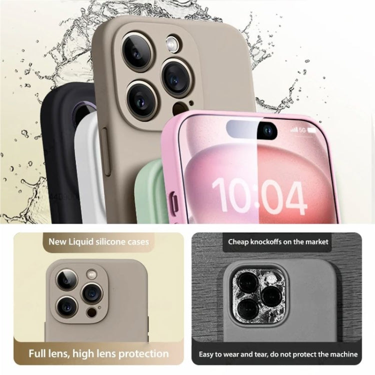 For iPhone 13 Pro Liquid Silicone MagSafe Phone Case(Khaki) - iPhone 13 Pro Cases by buy2fix | Online Shopping UK | buy2fix