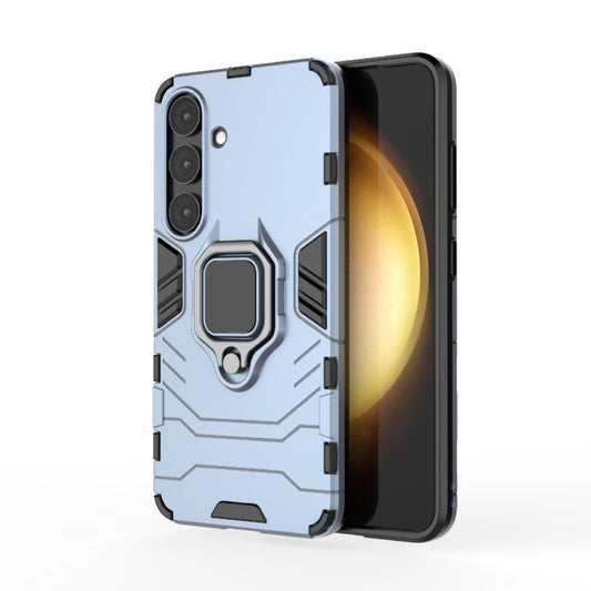 For Samsung Galaxy S25 5G PC + TPU Shockproof Protective Phone Case with Magnetic Ring Holder(Navy Blue) by buy2fix