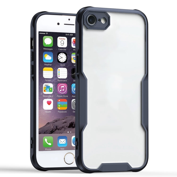 For iPhone 6s Plus / 6 Plus Armor Shockproof PC Hybrid TPU Phone Case(Black) by buy2fix