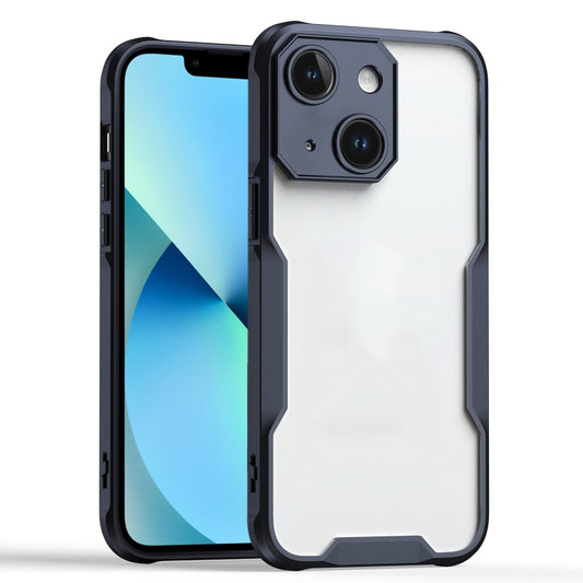 For iPhone 13 Armor Shockproof PC Hybrid TPU Phone Case(Black) by buy2fix