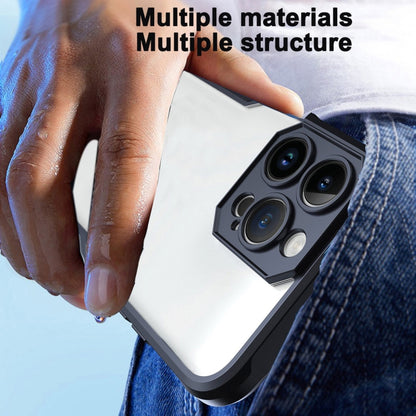 For iPhone 14 Plus Armor Shockproof PC Hybrid TPU Phone Case(Black) by buy2fix