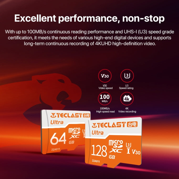 Teclast U3 Ultra High Speed TF Card / Micro SD Card, Memory:32GB - Micro SD Card by TECLAST | Online Shopping UK | buy2fix