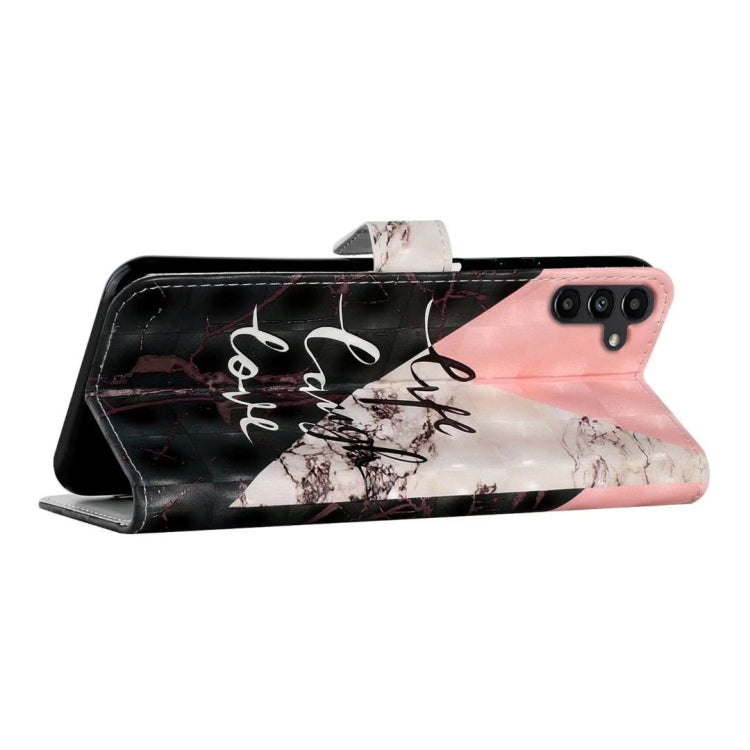 For Samsung Galaxy S25 5G Oil Embossed 3D Drawing Leather Phone Case(Stitching Marble) by buy2fix