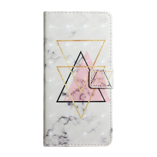 For Samsung Galaxy S25 Ultra 5G Oil Embossed 3D Drawing Leather Phone Case(Triangular Marble) by buy2fix