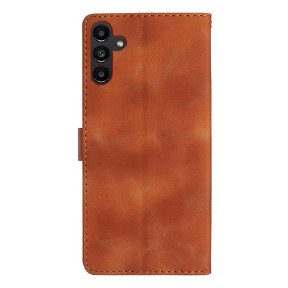 For Samsung Galaxy S25+ 5G Flower Butterfly Embossing Pattern Leather Phone Case(Brown) by buy2fix