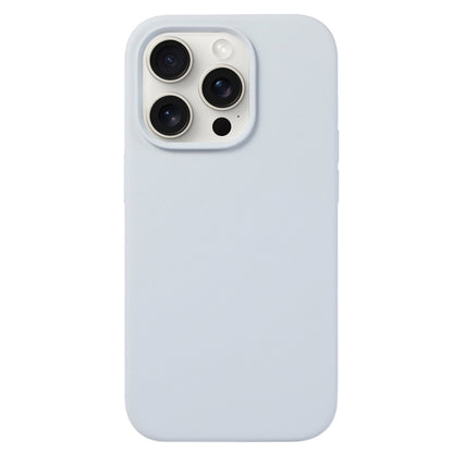 For iPhone 16 Pro Liquid Silicone Phone Case(Blue Grey) - iPhone 16 Pro Cases by buy2fix | Online Shopping UK | buy2fix