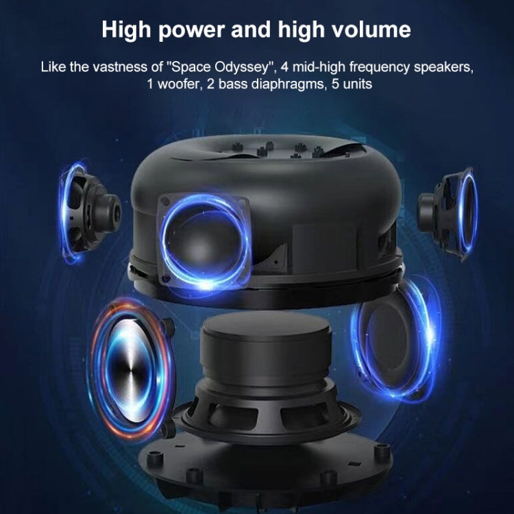 LP90 40W Wireless Bluetooth RGB LED Speaker(White) - Desktop Speaker by buy2fix | Online Shopping UK | buy2fix